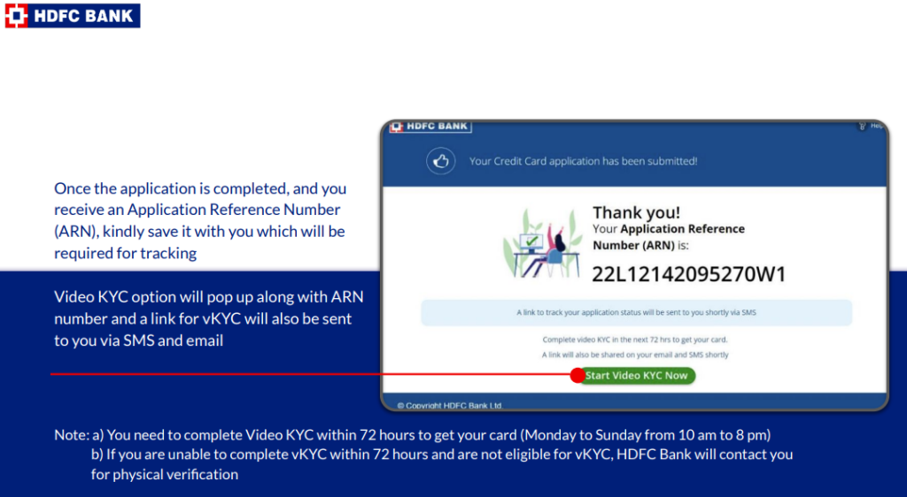 HDFC CREDIT CARD ONLINE APPLY
