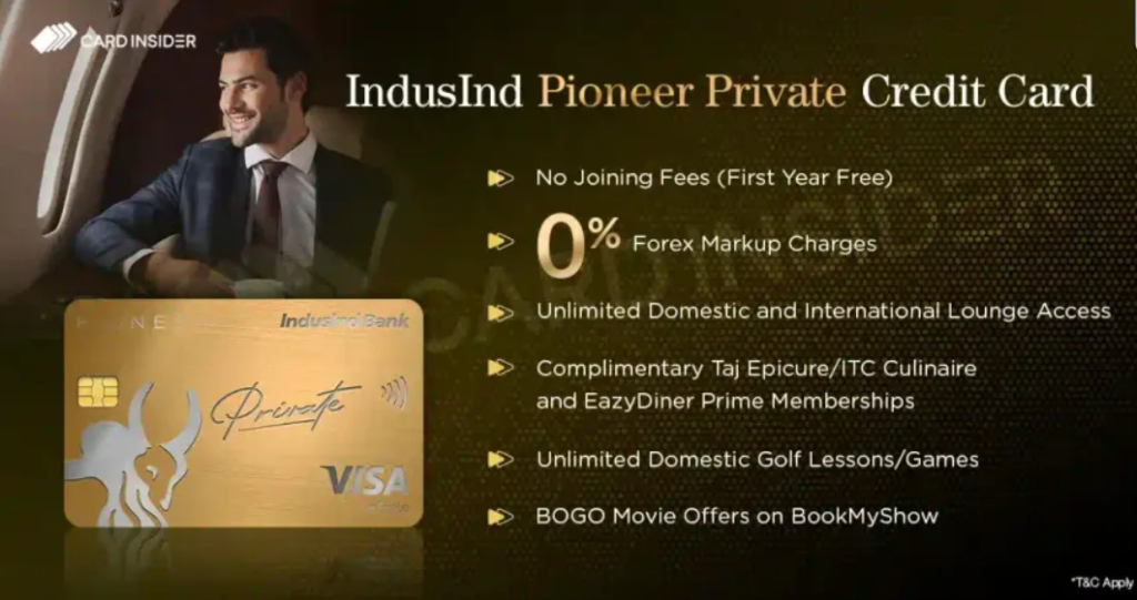 IndusInd Bank Pioneer Heritage Credit Card