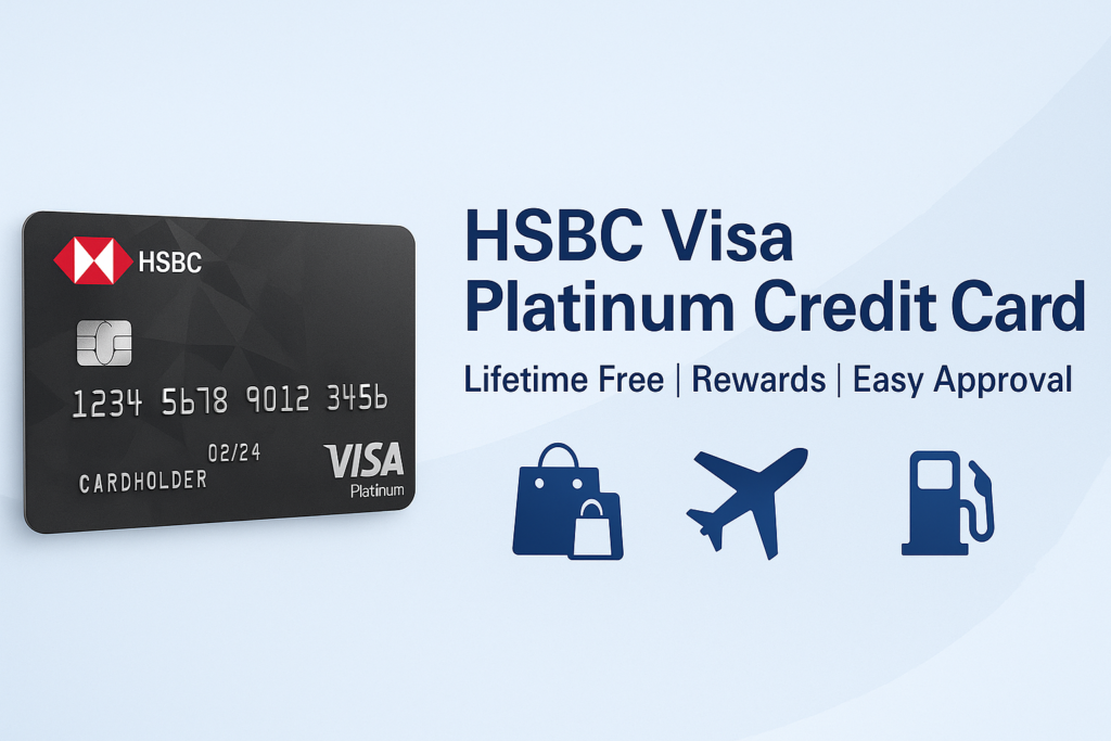 HSBC Visa Platinum Credit Card India – Lifetime Free Credit Card with Rewards and Benefits”