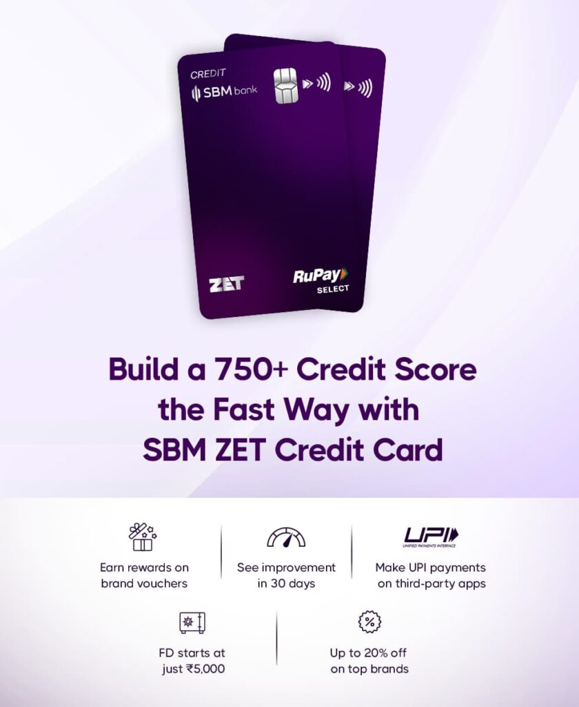 Zet FD Based Credit Card