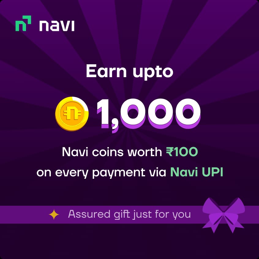 Navi UPI REFFER and EARN